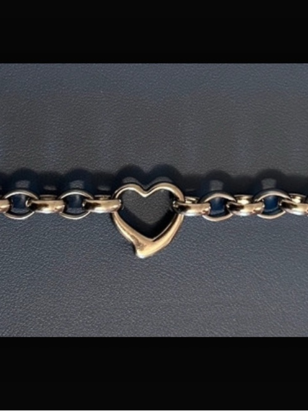 Silver tone Heart Link Bracelet - Women Jewelry